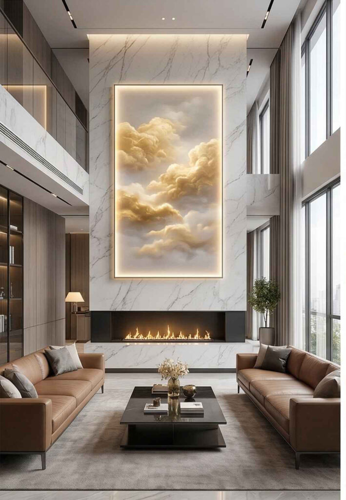 Cách Bố Trí Tranh Điện Để Không Gian Trở Nên Sang Trọng Hơn