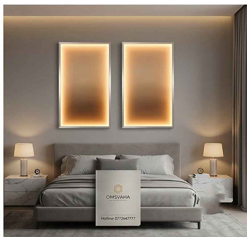 Chọn Màu Khung Tranh Điện Sao Cho Hài Hòa Nội Thất Đẳng Cấp