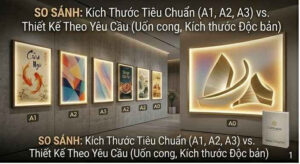 Doanh Nghiệp Nên Chọn Tranh Điện Sản Xuất Sẵn Hay Đặt Làm Theo Yêu Cầu Tối Ưu