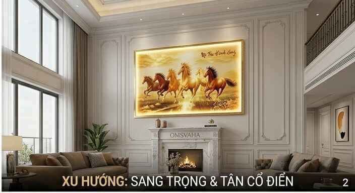 Xu Hướng Tranh Điện Trong Trang Trí Nội Thất Hiện Đại Đỉnh Cao