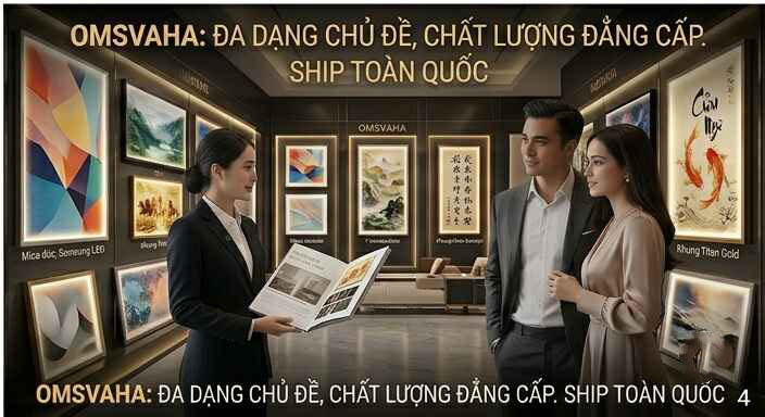 Xu Hướng Tranh Điện Trong Trang Trí Nội Thất Hiện Đại Đỉnh Cao