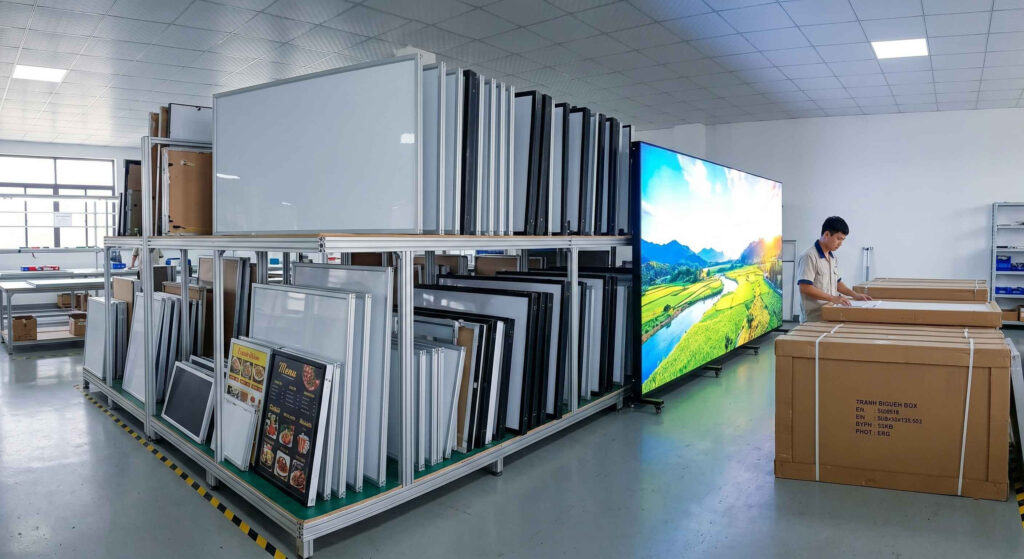 Vì Sao Xưởng Sản Xuất Trực Tiếp Quyết Định Chất Lượng Tranh Điện