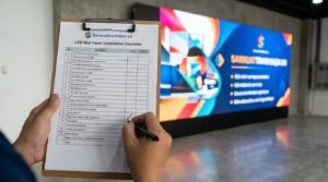 Checklist Kỹ Thuật Khi Lắp Đặt Tranh Điện Cho Khách Hàng