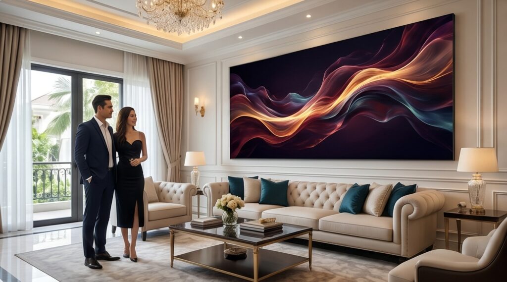 Hướng dẫn chọn tranh điện phù hợp theo từng ngân sách