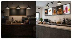3 Bí Quyết Từ Case Study: Lắp Tranh Điện Cho Quán Cafe – Trước Và Sau Khác Biệt Thế Nào