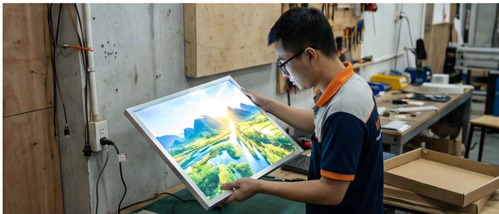 7 Bí Mật: Nhật Ký Sản Xuất Một Bức Tranh Điện Tại Xưởng (Chi Tiết Từng Bước)