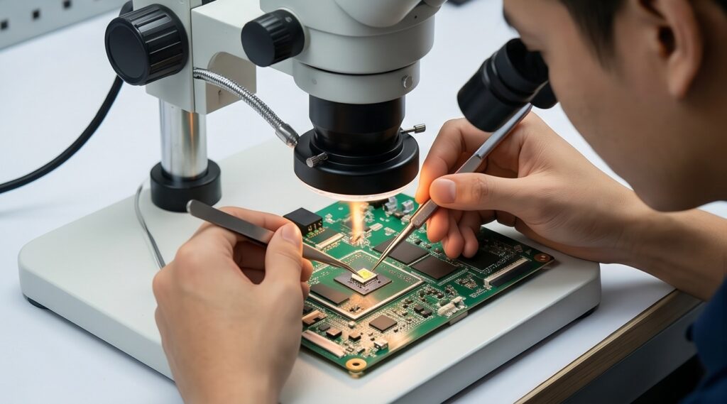 Quy trình thay đèn LED trong tranh điện đúng chuẩn