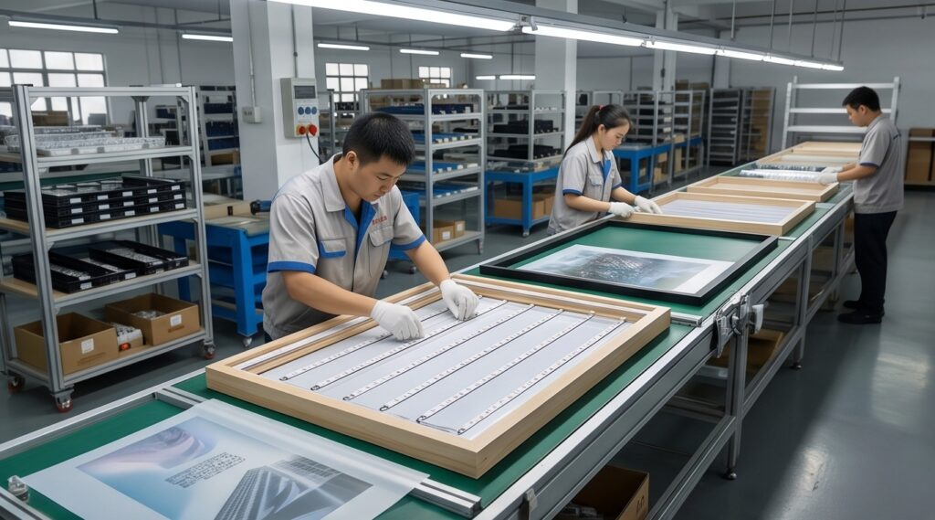 Những công đoạn quyết định 80% chất lượng tranh điện