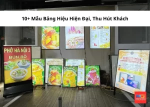 10+ Mẫu Bảng Hiệu Hiện Đại, Thu Hút Khách