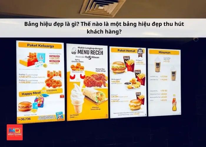 Bảng hiệu đẹp là gì? Thế nào là một bảng hiệu đẹp thu hút khách hàng?