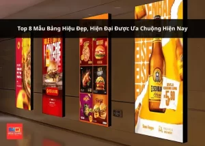 Top 8 Mẫu Bảng Hiệu Đẹp Hiện Đại Được Ưa Chuộng Hiện Nay