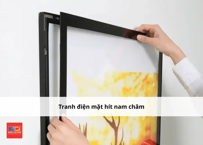 Tranh điện mặt hít nam châm