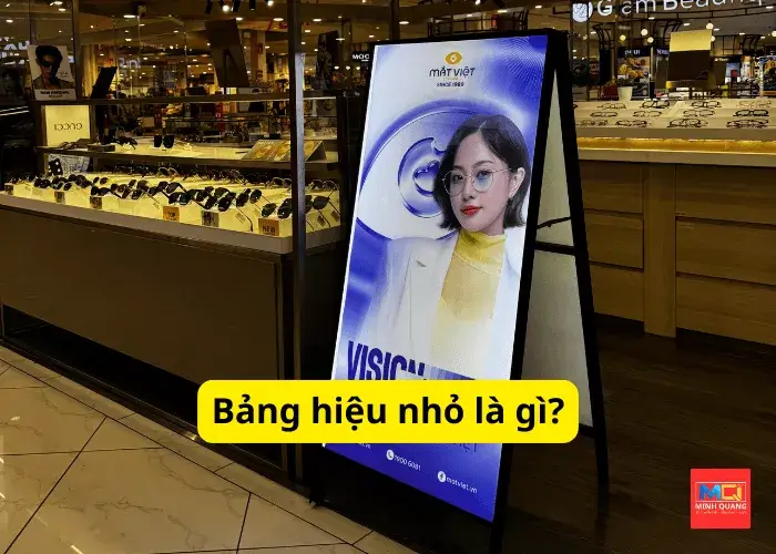 Bảng hiệu nhỏ là gì?